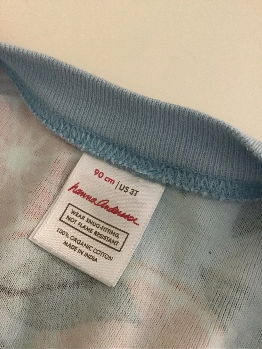 Hanna Andersson Baby Shortie Sleeper 100% organic cotton